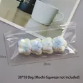 Transparent PVC zip lock bag 20x10cm size for jewelry storage and charm packaging - No Hole Horizontal Style / 20x10cm