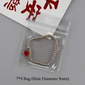 Transparent PVC self-sealing jewelry storage bag with 8mm hanging hole, size 7x9cm - 7*9 With Holes [100 Pieces] - Limited-time Price Reduction