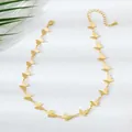 Collier choker doré élégant avec papillons pour femmes, bijou de mode minimaliste. - Papillon Mat (X3119)