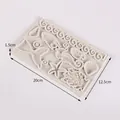 Ocean themed silicone fondant mold for mermaid tail starfish and seahorse cake decoration - 50-2239-B Large Ocean Theme Mold (215g) / Gray