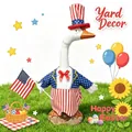 Uncle Sam patriotic outfit for 23-inch porch goose garden statue - Independence Day Flag D