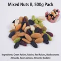 Set B PVC artificial mixed nuts and dried fruits simulation models for display props - Nuts Mix B (500g)