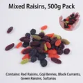 Mixed artificial raisins and dried fruit PVC models for realistic food display props - Nuts Mix A (500g)