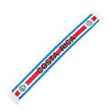 Official style Costa Rica national flag colors fan scarf with fringe for 2026 World Cup - 135cm / Costa Rica