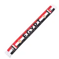 Egyptian flag satin soccer fan scarf with fringe 135x14cm - 135cm / Egypt
