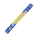 Official style Bosnia and Herzegovina fans scarf for 2026 World Cup in premium satin finish - 135cm / Bosnia and Herzegovina