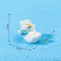 Miniature Christmas snowman figurine for DIY micro landscapes, size 3.6x2.5x2.5cm - No.6 Sliding Snowman