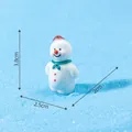 Miniature cute Christmas snowman figurine for DIY micro landscape decor, size 3.8x2.5x2cm - No.3 Hands-on-Hips Snowman