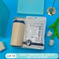 Gift set with smart temperature display vacuum flask and cooling ice sleeves - Smart Temp Display Thermos + Cooling Sleeves Set (LH-14) / Blue