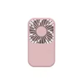 Mini ventilador de mano portátil rosa, recargable por USB, tamaño de bolsillo para viajes - Rosa Femenino (Estilo de Bolsillo)