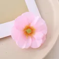 Testa di fiore di magnolia artificiale rosa in seta fatta a mano per decoro e DIY - Grande / Rosa