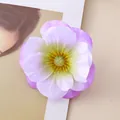 High-quality purple gradient silk magnolia flower head for DIY accessories and home decor - Small / Light Purple