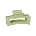 Professional large matte pale green square hair claw clip for women with thick hair - Square Light Green - 10.5cm