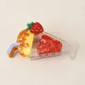 Detailansicht einer kreativen Haarklammer aus Acetat im Erdbeereis-Design für Damen. - 3# Erdbeergetränk-Becher / 10.7*5cm