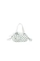 Borsa a mano bowling bianca a pois con ciondolo a stella donna borsa a tracolla primavera - Bianco Sporco