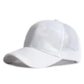 Breathable mesh baseball cap with white camouflage pattern for outdoor sun protection - Fits 55-59CM Head Circumference / Camouflage-White