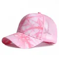 Cappello da baseball traspirante in rete tie-dye rosa per donna, berretto estivo. - Adatto per Circonferenza Testa 55-59CM / Tie-dye-Rosa