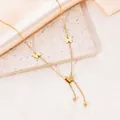 Elegant 18k gold plated titanium steel butterfly necklace for women with 3D charms - 3D Frosted Butterfly Style (20260130 Style 24)