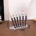 Professioneller durchsichtiger Acryl-Stifteständer zur Organisation auf dem Schreibtisch - Vertikaler Stil / Transparent