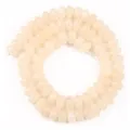 Natural stone 5x8mm creamy white abacus spacer beads for DIY jewelry making and bracelets - 5x8mm (Approx. 70 Pcs/Strand) / Cream White