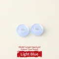 Light blue resin large hole beads for DIY handmade jewelry crafts - 14mm / Light Blue