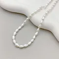 Elegant pearl white teardrop shell beads for DIY necklace and bracelet jewelry making - 4x6mm Waterdrop Bead (1 Strand) / Pearl White