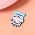 Cute cartoon dog pattern magnetic bookmark for students, portable book page clip 3*3.6cm - Approx. 3*3.8cm / Yummy Teddy