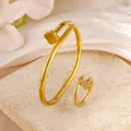 Goud - 2-delige Set / Maat 6