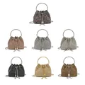 Rhinestone evening bucket bags in seven colors with elegant tassels and ring handles - Zirconia Style / Colorful