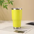 Bright yellow vacuum insulated stainless steel travel tumbler for outdoor adventures - 900ml/30oz / Yellow