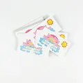 Pack of 50 Thank You cards with sun and cloud design for small business customer orders - Happy Style (KA008) / 50 Sheets