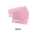 Set of 50 premium pink gradient thank you cards for gift packaging and wedding invitations - Red Dot Style (KA008) / 50 Sheets