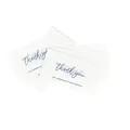 High-quality set of 50 Thank You cards for supporting my small business on white background - Colorful Style (KA008) / 50 Sheets