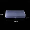 Transparent plastic jewelry storage box 17.4x10x2.2cm organizer case. - Empty PP Box (17.4*10*2.2cm)