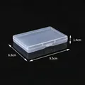 Premium small transparent plastic organizer box for jewelry and small accessory items - Single Grid Case (9.5*6.3*1.4cm)