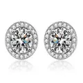 Round Halo Studs