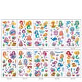 Set van 10 waterdichte cartoon zeemeermin tijdelijke tatoeages voor kinderen - 6.8x12cm / Zeemeermin DC Serie