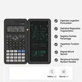 Portable foldable scientific calculator with LCD writing tablet and 240 functions - LC-82MS Scientific Calculator (Battery)