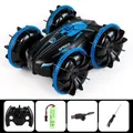 Set auto telecomandata anfibia con batteria ricaricabile e accessori per il controllo - Impugnatura Blu Telecomando Singolo (Confezione Inglese)