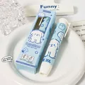 Cute light blue retractable pen style eraser with cartoon puppy design for school kids - Cute Puppy