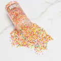 Zuccherini colorati commestibili in bottiglia per decorare torte, ciambelle e gelati - Perline di Zucchero Colorate 85g