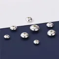 Perline distanziatrici argentate a forma di ruota in varie dimensioni per gioielli. - Perlina Distanziatrice UFO Oro 4mm