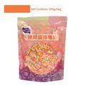 Sacchetto da 500g di codette di zucchero colorate per decorazione di torte e dessert - Aghi di Zucchero Colorati Mix Chiaro 500g