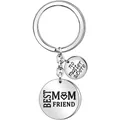 Portachiavi personalizzato in acciaio inossidabile per mamma regalo festa della mamma - K-M-8