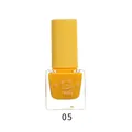 Vibrant bright yellow water-based nail polish, quick-dry long-lasting formula, color 05 - 8ml / 05# Egg Yolk Yellow