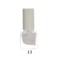 Shimmering silver white water-based nail polish, shade number 13, long-lasting finish. - 8ml / 13# Mica Silver