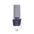 Purple glitter water-based nail polish in shade 15 with cute bunny design - 8ml / 15# Phantom Blue