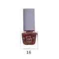 Quick-dry glittery bronze water-based nail polish in shade 16 for long-lasting wear - 8ml / 16# Shining Bright Pink