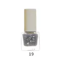Quick-dry water-based silver glitter nail polish shade 19 for long-lasting wear - 8ml / 19# Party Glitter Silver