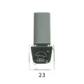 Water-based quick-dry nail polish in shade 23, deep forest green color bottle - 8ml / 23# Milk Cyan Green